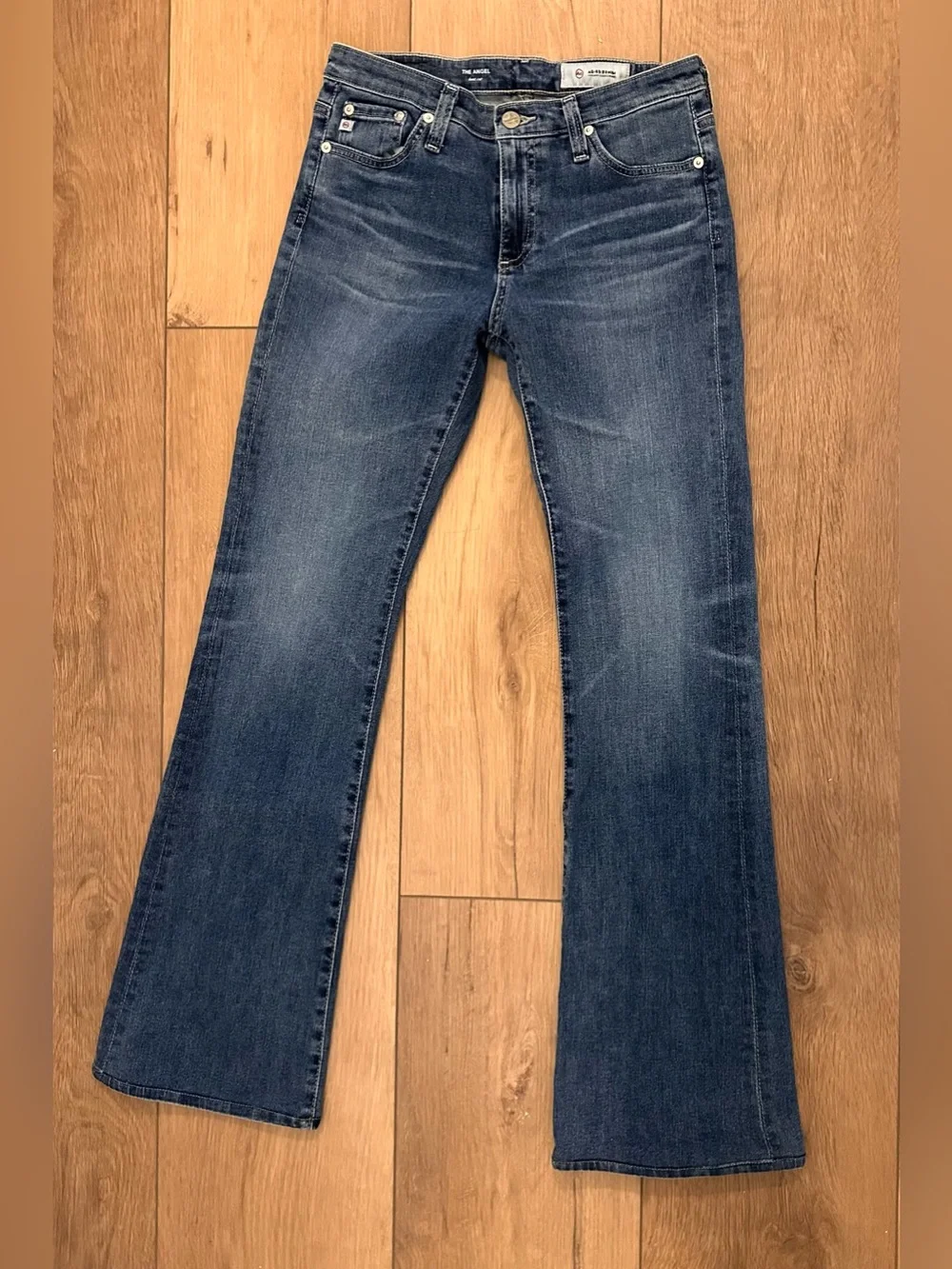 AG Adriano Goldschmied Dark Blue Flare Jeans